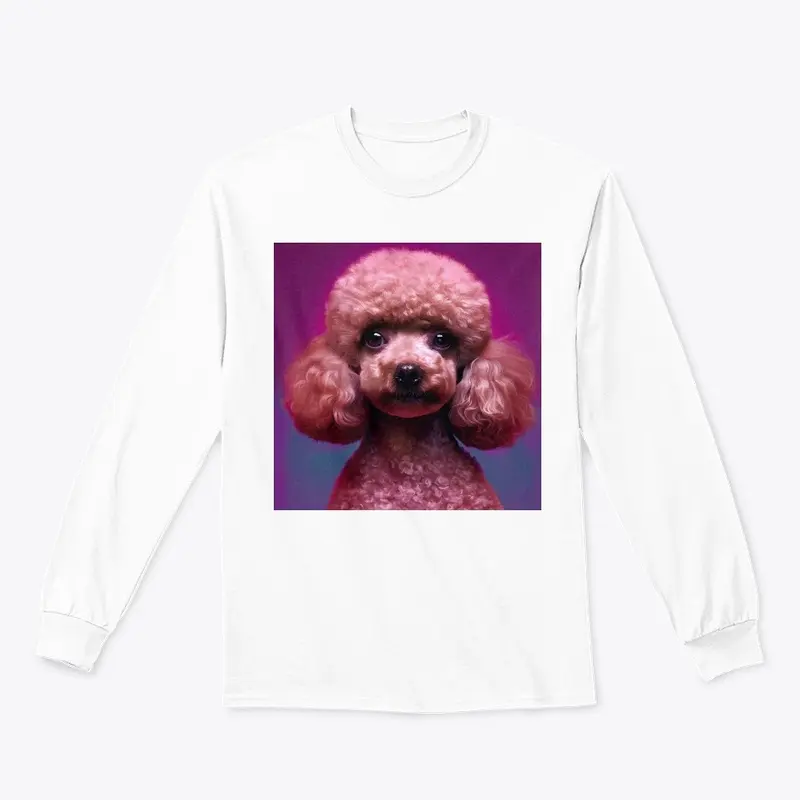 Magenta Renaissance: The Graceful Poodle