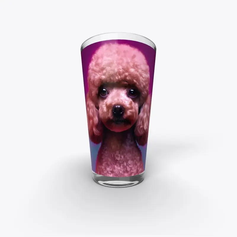 Magenta Renaissance: The Graceful Poodle