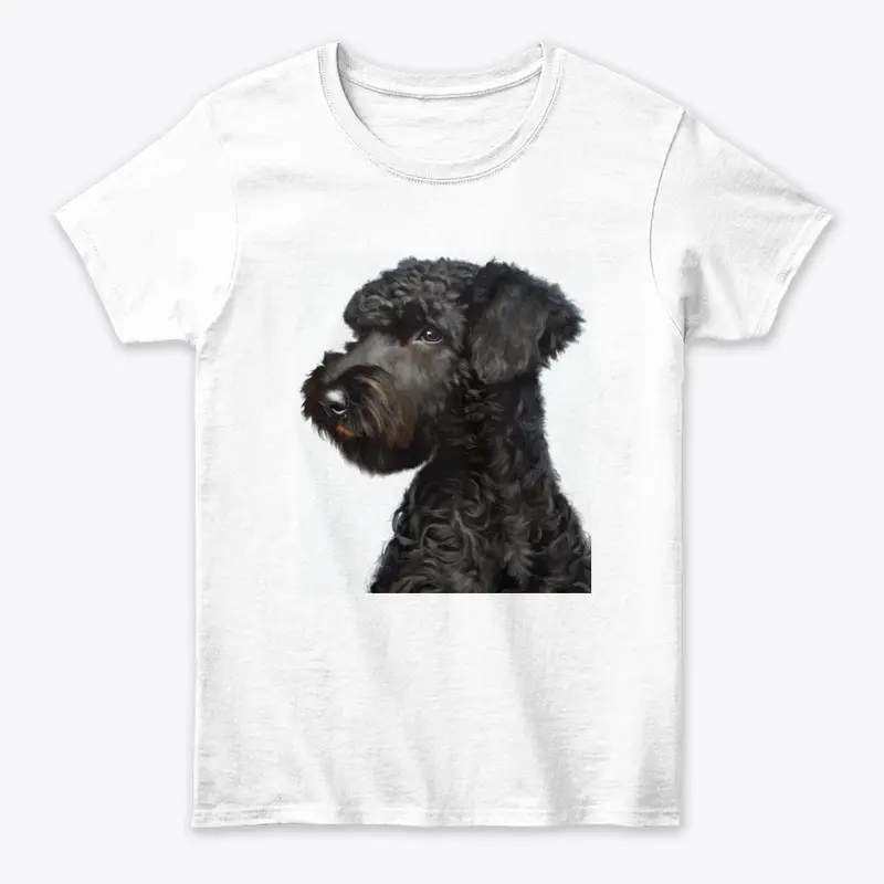 Black Russian Terrier Renaissance Oil 