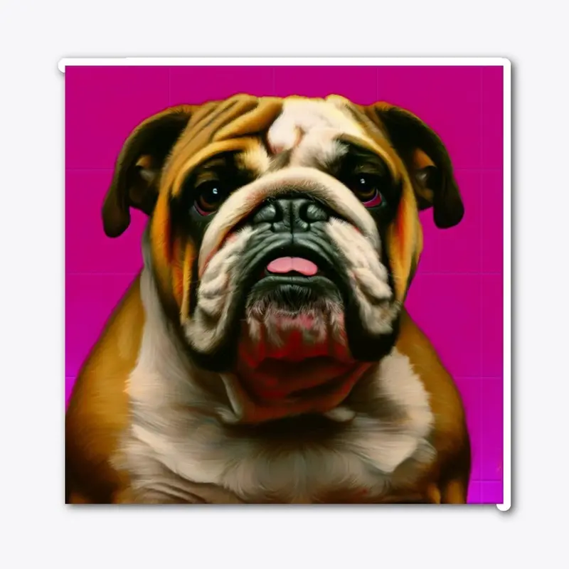 Magenta Renaissance: English Bulldog