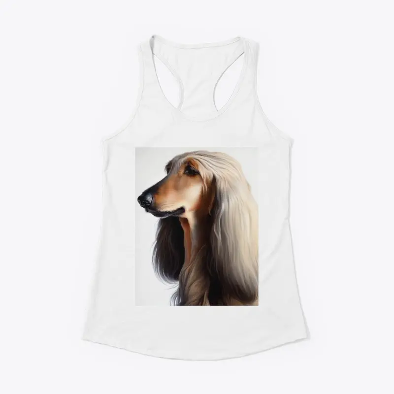 Afghan Hound Renaissance Oil Painting