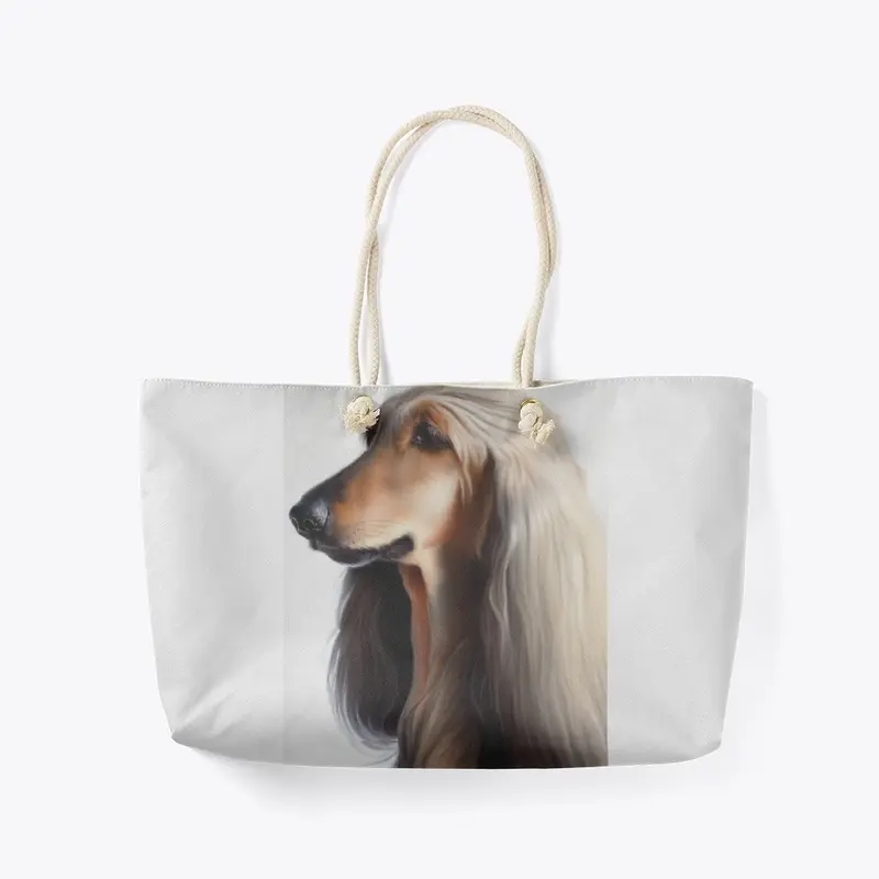 Afghan Hound Renaissance Oil Painting