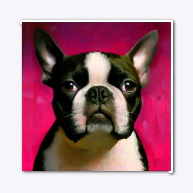 Magenta Renaissance: Boston Terrier