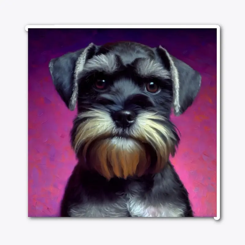 Magenta Renaissance: Miniature Schnauzer