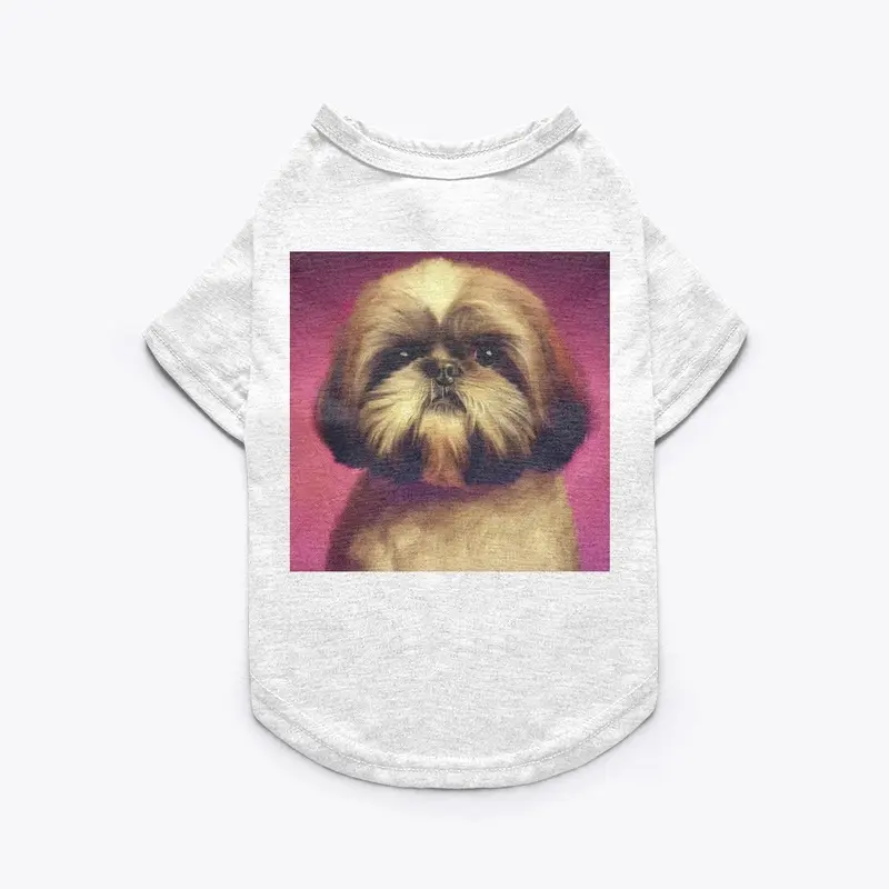 Magenta Renaissance: The Serene Shih Tzu