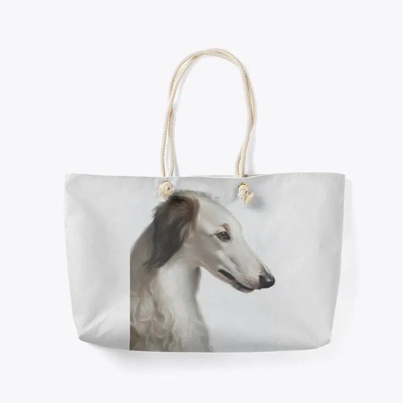 Borzoi Renaissance Oil Painting